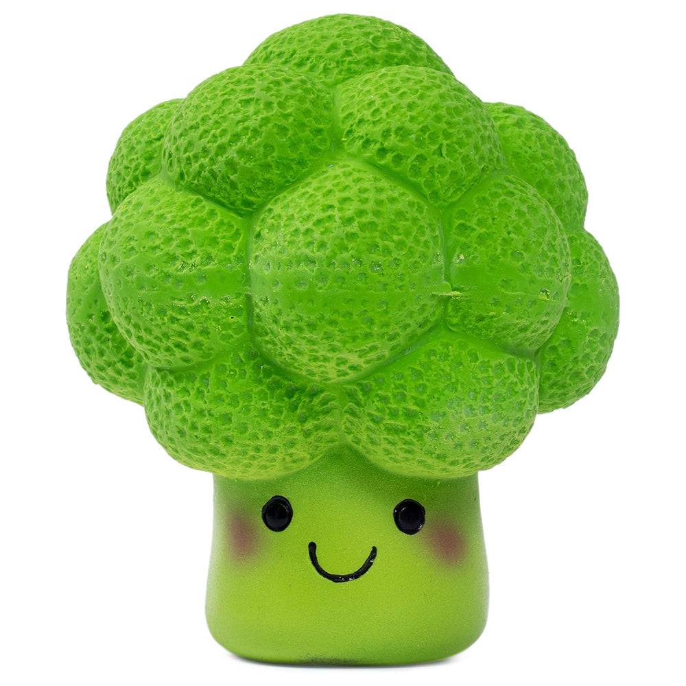 Dwellza Squeaky Latex Broccoli Chew Toy for Dogs – Large, Green